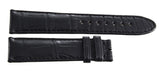 Montblanc Men's 22mm x 20mm Black Alligator Leather Watch Band Strap FRB
