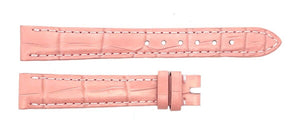 Chopard 14mm x 12mm Pink Alligator Leather Watch Band Strap 105/70