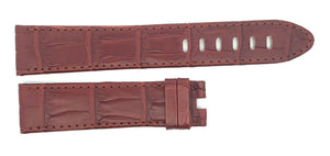 Montblanc Men's 22mm x 20mm Brown Alligator Leather Watch Band Strap FSK