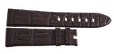 Montblanc Men's 22mm x 20mm Brown Alligator Leather Watch Band Strap FRB