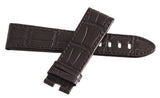 Montblanc Men's 22mm x 20mm Brown Alligator Leather Watch Band Strap FTH