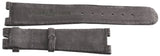 Genuine Ulysse Nardin NOS 20x16mm Grey Leather Watch Band Strap
