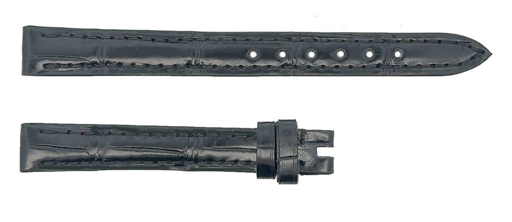 Chopard 11mm x 10mm Black Alligator Women's Watch Band 105/70