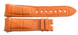Genuine Arnold & Son 22mm x 20mm Orange Alligator Leather Watch Band