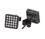 7mm Pave Set Sterling Silver Black CZ Men's Stud Earrings