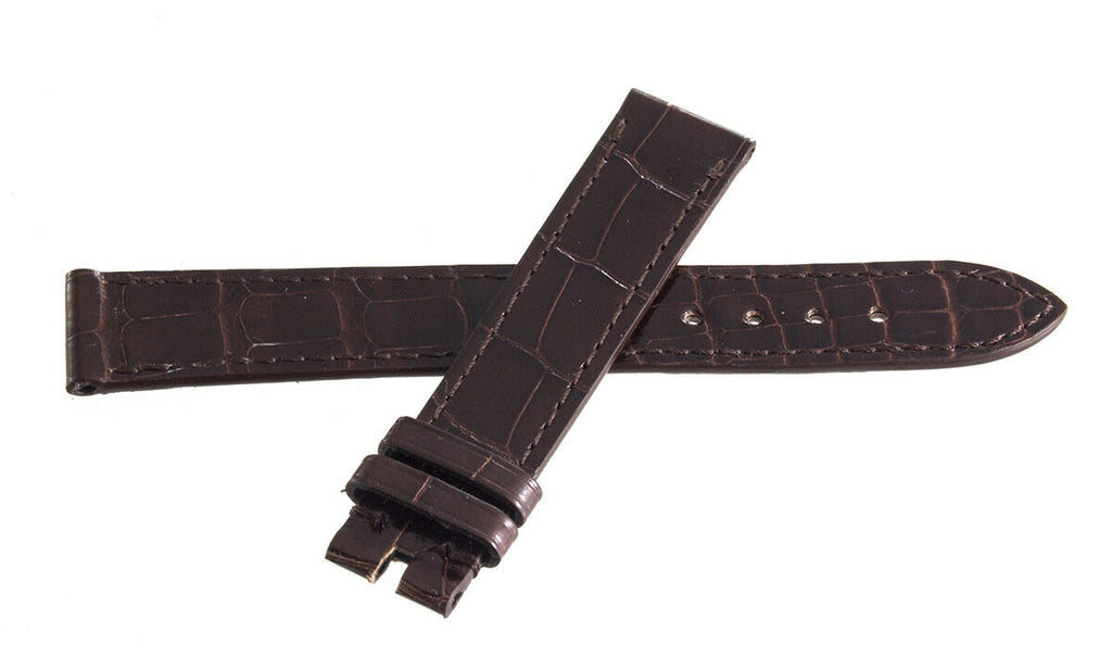 Genuine Chopard 15mm x 14mm Brown Alligator Watch Band Strap 105 B0208-0453