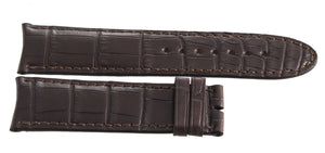 Montblanc Men's 22mm x 20mm Brown Alligator Leather Watch Band Strap FSB