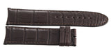 Montblanc Men's 22mm x 20mm Brown Alligator Leather Watch Band Strap FSB