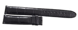 Montblanc Men's 19mm x 17mm Black Alligator Leather Watch Band FTK
