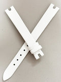 Chopard 11mm x 10mm White Satin Women's Watch Band Strap 105/70 B1617-0056
