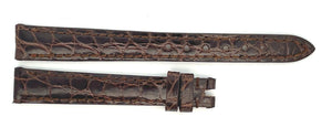 Chopard 12mm x 10mm Brown Alligator Watch Band Strap 105 B0208-0213
