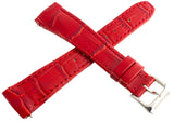 Genuine Raymond Weil 18mm Red Leather Watch Band Strap