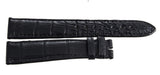 Genuine Chopard 20mm x 16mm Black Alligator Watch Band Strap 080 B0200-0074