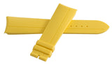 Greubel Forsey 22mm x 18mm Yellow Rubber Watch Band Strap
