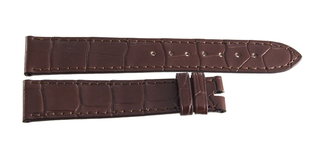 Genuine Chopard 19mm x 16mm Brown Alligator Watch Band Strap 115 B0208-0074