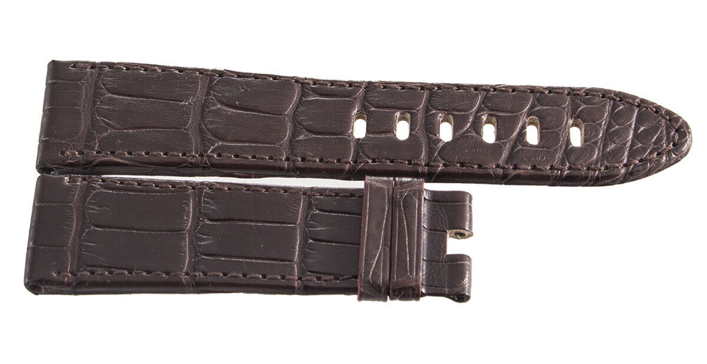 Montblanc Men's 22mm x 20mm Brown Alligator Leather Watch Band FRB
