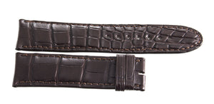 Montblanc 22mm x 20mm Brown Alligator Leather Watch Band Strap FTB