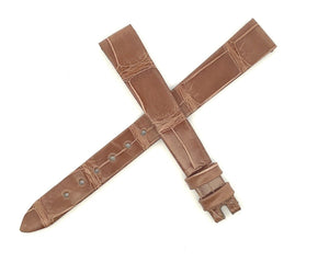 Chopard 12mm x 10mm Brown Alligator Watch Band Strap B0208-0986