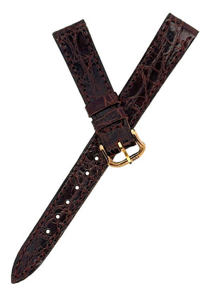 12mm Raymond Weil Dark Brown Leather Women's Watch Strap Band