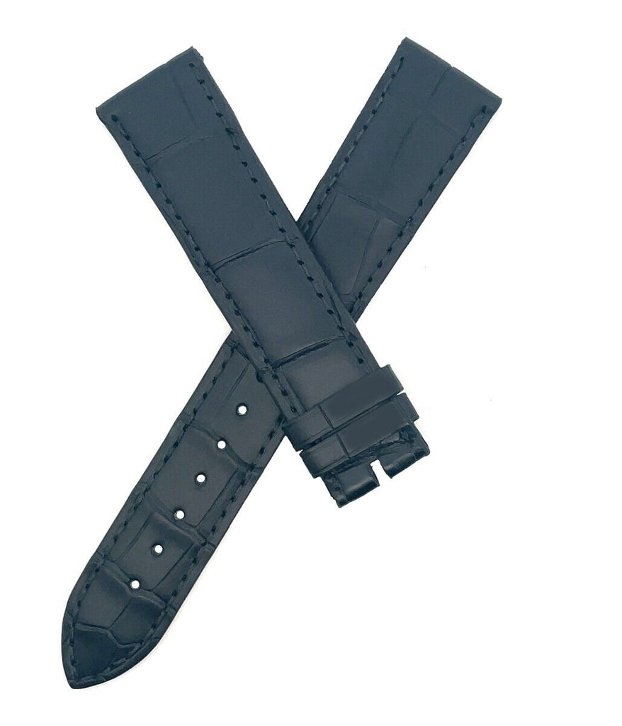Chopard 20mm x 18mm Black Alligator Watch Band Strap 125/80