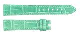 Chopard 16mm x 14mm Light Green Alligator Leather Watch Band Strap 105/70