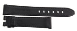 Montblanc Men's 20mm x 18mm Black Leather Watch Band FYK