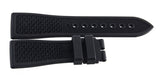 Zenith Chronomaster El Primero 22mm x 18mm Black Rubber Strap Watch Band Strap L