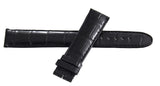 Montblanc Men's 19mm x 17mm Black Alligator Leather Watch Band FTK
