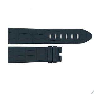 Men's Montblanc 22mmx20mm Matte Black Genuine Leather Watch Band Strap FRE