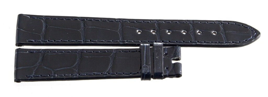 Chopard 16mm x 14mm Dark Blue Alligator Watch Band Strap B0201-1177