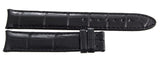 Montblanc Men's 18mm x 17mm Black Alligator Leather Watch Band FVB