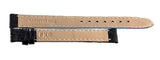Montblanc Women's 12mm x 11mm Black Alligator Leather Watch Band Strap FXE