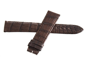 Montblanc 19mm x 16mm Brown Alligator Leather Watch Band Strap FSE