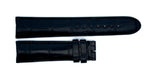 Montblanc Men's 19mm x 17mm Black Alligator Leather Watch Band FSE