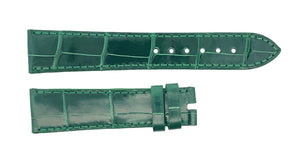 Chopard 19mm x 16mm Green Alligator Leather Watch Band Strap 105/70