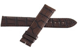Montblanc Men's 19mm x 17mm Brown Alligator Leather Watch Band Strap FTB