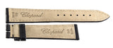Genuine Chopard 18mm x 16mm Shiny Black Alligator Watch Band Strap 105