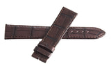 Montblanc 19mm x 17mm Brown Alligator Leather Watch Band Strap FTE