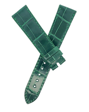 Chopard 19mm x 16mm Green Alligator Leather Watch Band Strap 105/70