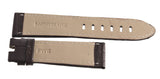 Montblanc Men's 22mm x 20mm Dark Brown Alligator Leather Watch Band Strap FWE