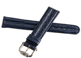Revue Thommen 18mm Dark Blue  Leather Two Tone Buckle Watch Band NOS