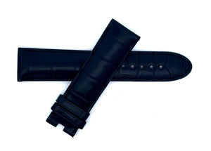Montblanc Men's 21mm x 20mm Black Alligator Leather Watch Band FVH