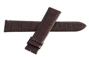 Montblanc Men's 19mm x 17mm Brown Alligator Leather Watch Band FYE