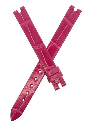 Chopard 10mm x 10mm Hot Red Alligator Women's Watch Band 105/70
