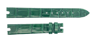 Chopard 13mm x 12mm Green Alligator Women's Leather Watch Band Strap 105/70