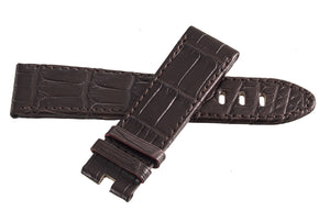 Montblanc Men's 22mm x 20mm Brown Alligator Leather Watch Band FRB