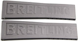 Genuine Breitling 24mm x 20mm Silver Rubber Watch Band Strap 245S