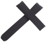 Raymond Weil 21mm x 18mm Tango Mens  Black Rubber Watch Band Strap 8160-SR1-2000