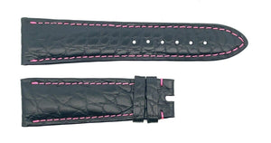 Chopard 22mm x 18mm Black Alligator Leather Watch Band Strap 105/70