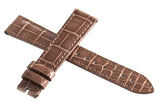 Zenith 17mm x 14mm Brown Alligator Leather Watch Band 1714-709